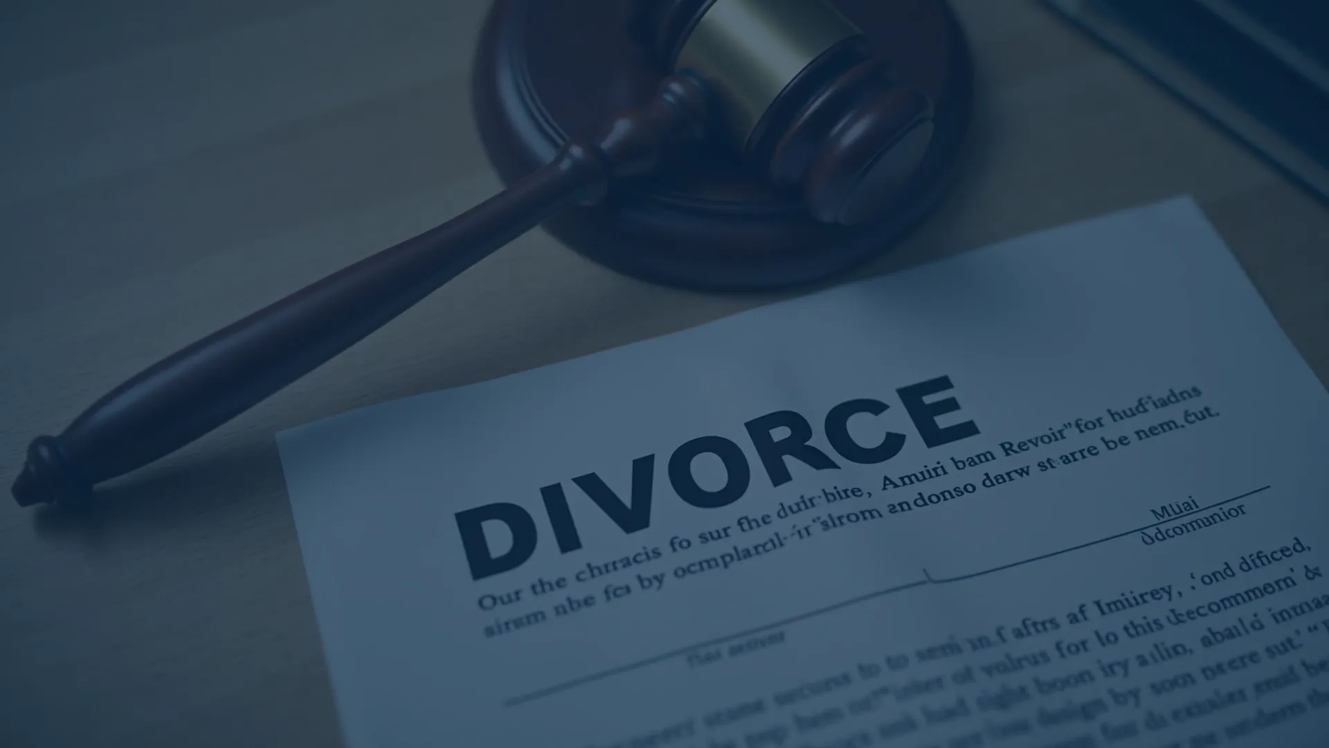 Divorce certificates