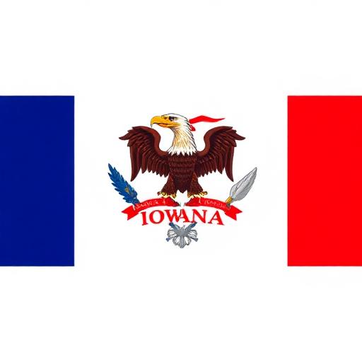 Iowa state flag