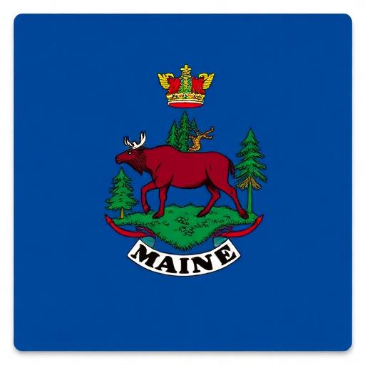 Maine state flag