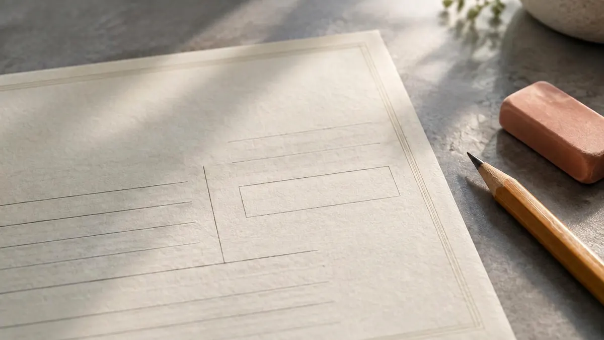 A birth certificate with a small correction stamp area, with no readable text